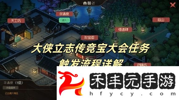 大俠立志傳競寶大會任務(wù)觸發(fā)流程詳解