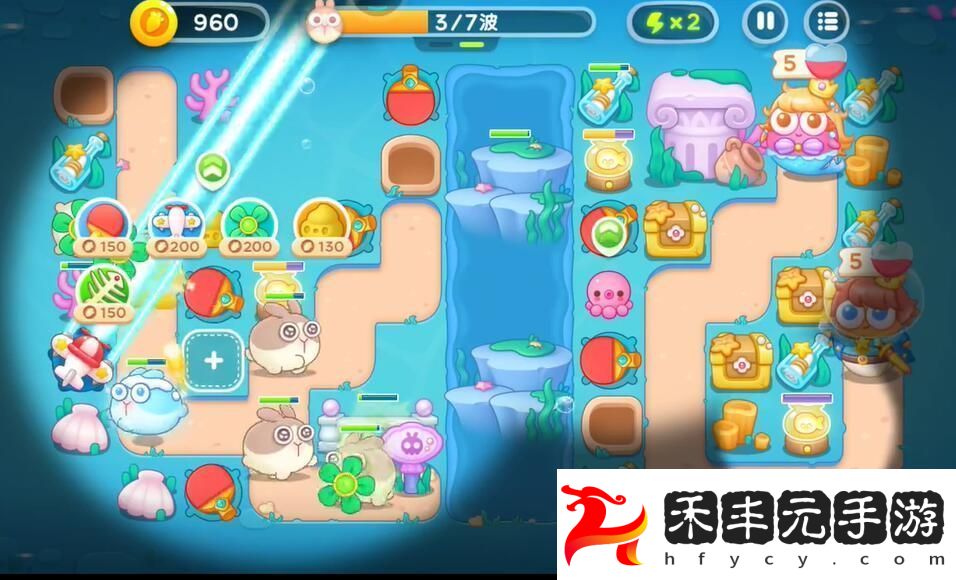 保衛蘿卜4海的閨女第115關怎么過