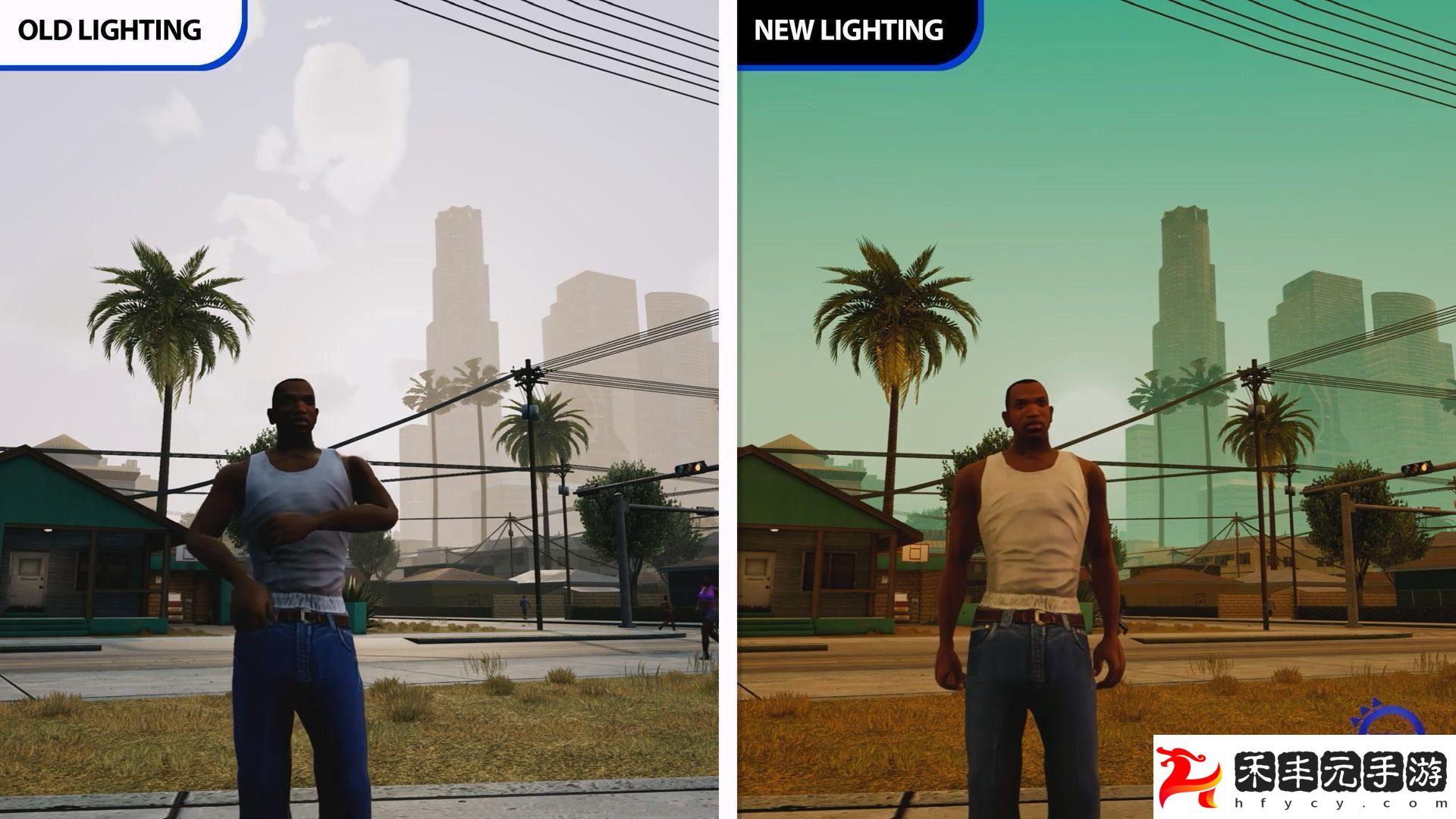 GTA三部曲更新后光照對比視頻