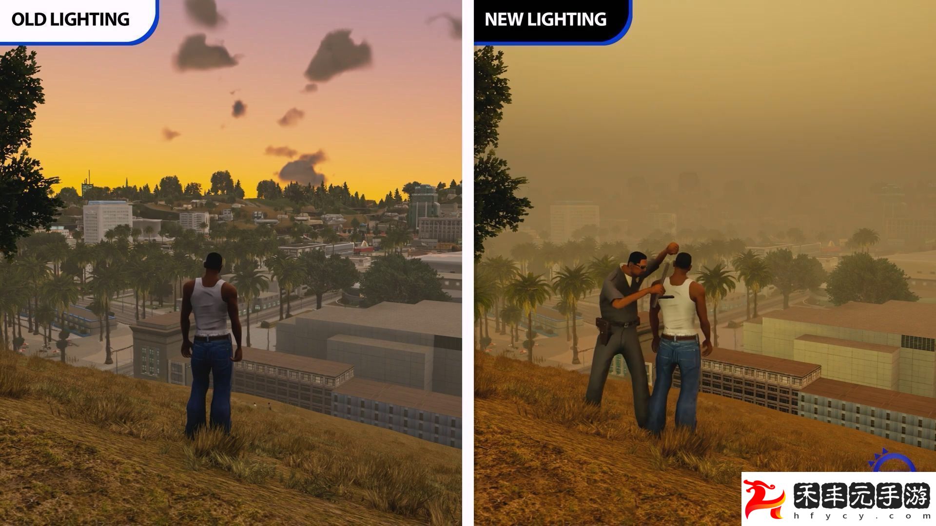 GTA三部曲更新后光照對比視頻