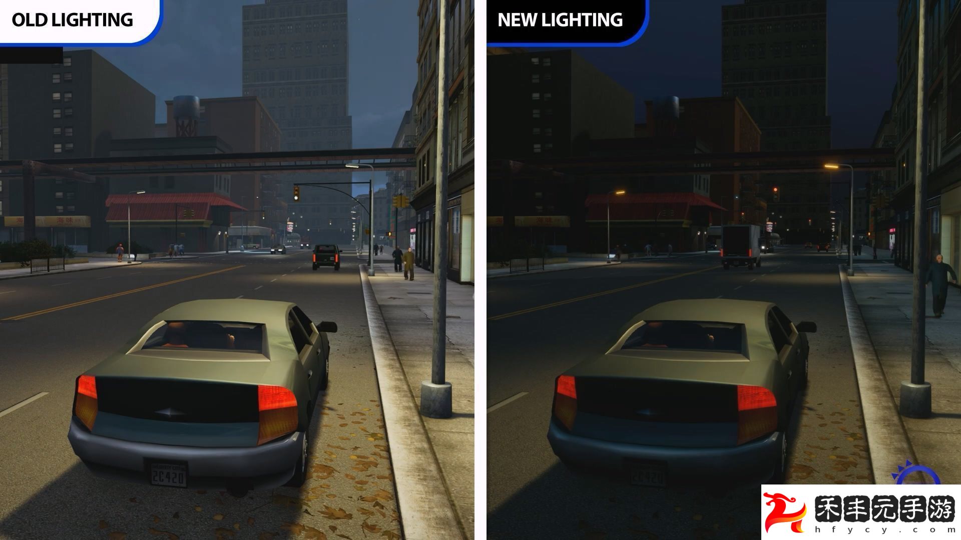 GTA三部曲更新后光照對比視頻