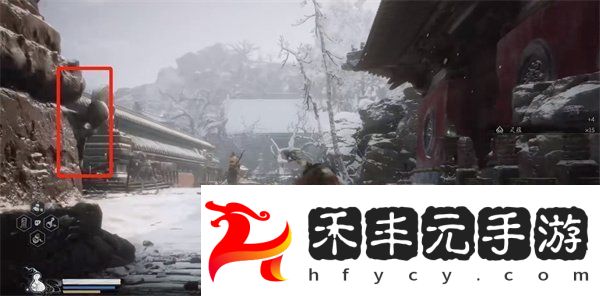 黑神話(huà)悟空亢金龍?jiān)谀?></p><p>4、接著在平臺(tái)的右前方位置，下坡繼續(xù)往院子中間移動(dòng)；</p><p style=