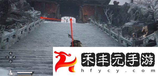 黑神話(huà)悟空亢金龍?jiān)谀?></p><p>3、然后沿著小路一直往上走，墻邊會(huì)出現(xiàn)小怪需要注意躲避；</p><p style=