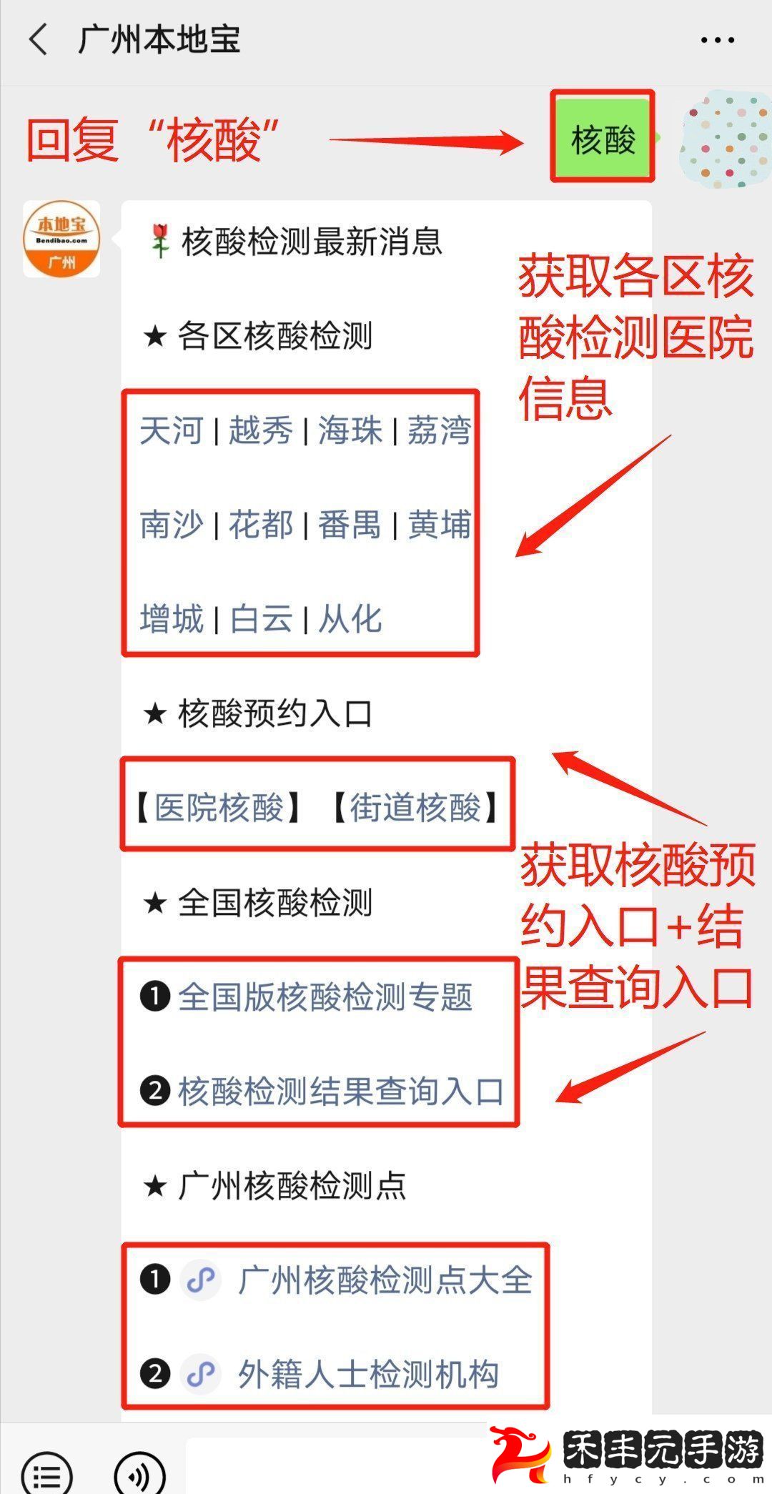 查詢核酸檢測結果方法說明