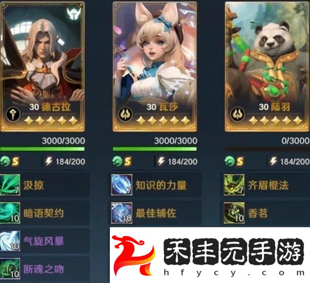 荒野國度陣容推薦