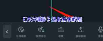 萬興喵影手機版怎樣提取音頻
