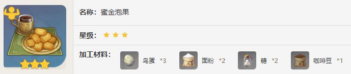 原神蜜金泡果效果介紹